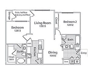 2B - Concord 324 floor plan